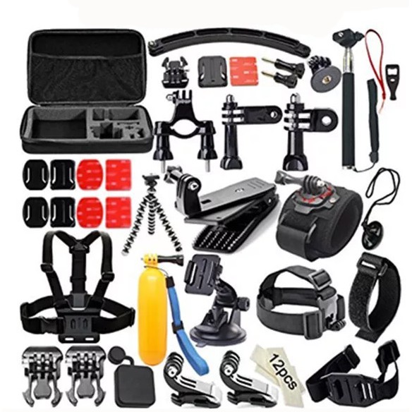 50-In-1 Action Camera Accessory Kit For Gopro Hero 12/1110/9/8/7/6 / 5 / 4 / SJCAM Xiaomi