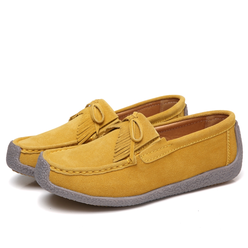 slip on leather loafers womens