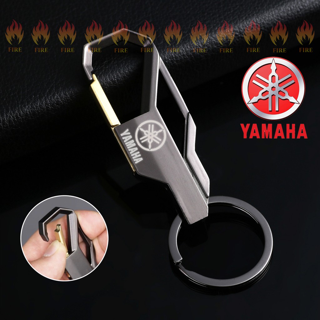 Yamaha Motorcycle Keychain Mens Creative Alloy Metal Keyring Key Chain