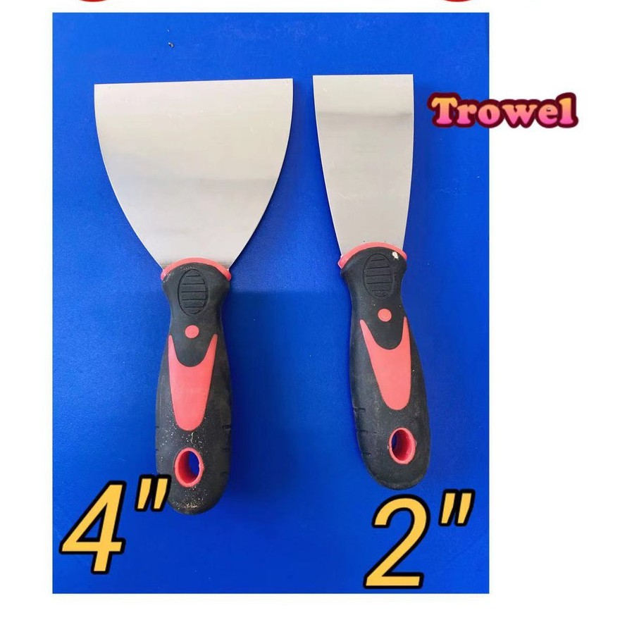 Stainless steel paint scraper putty knife putty knife batch knife ash
