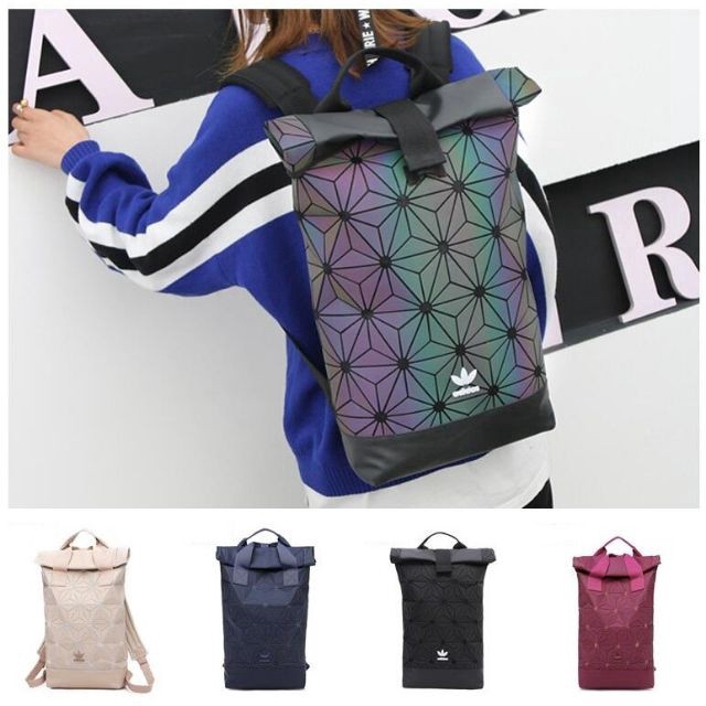 adidas 3d mesh roll top backpack