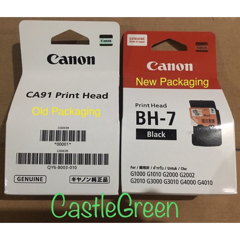 Canon Original Print Head Cartridge G1000 G1010 G2000 G2010 G3000 G4000 G4010 G1000 9621