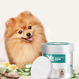 pet wipes pet eye wet wipes cat dog tear stain remover pet cleaning paper tissue aloe wipes