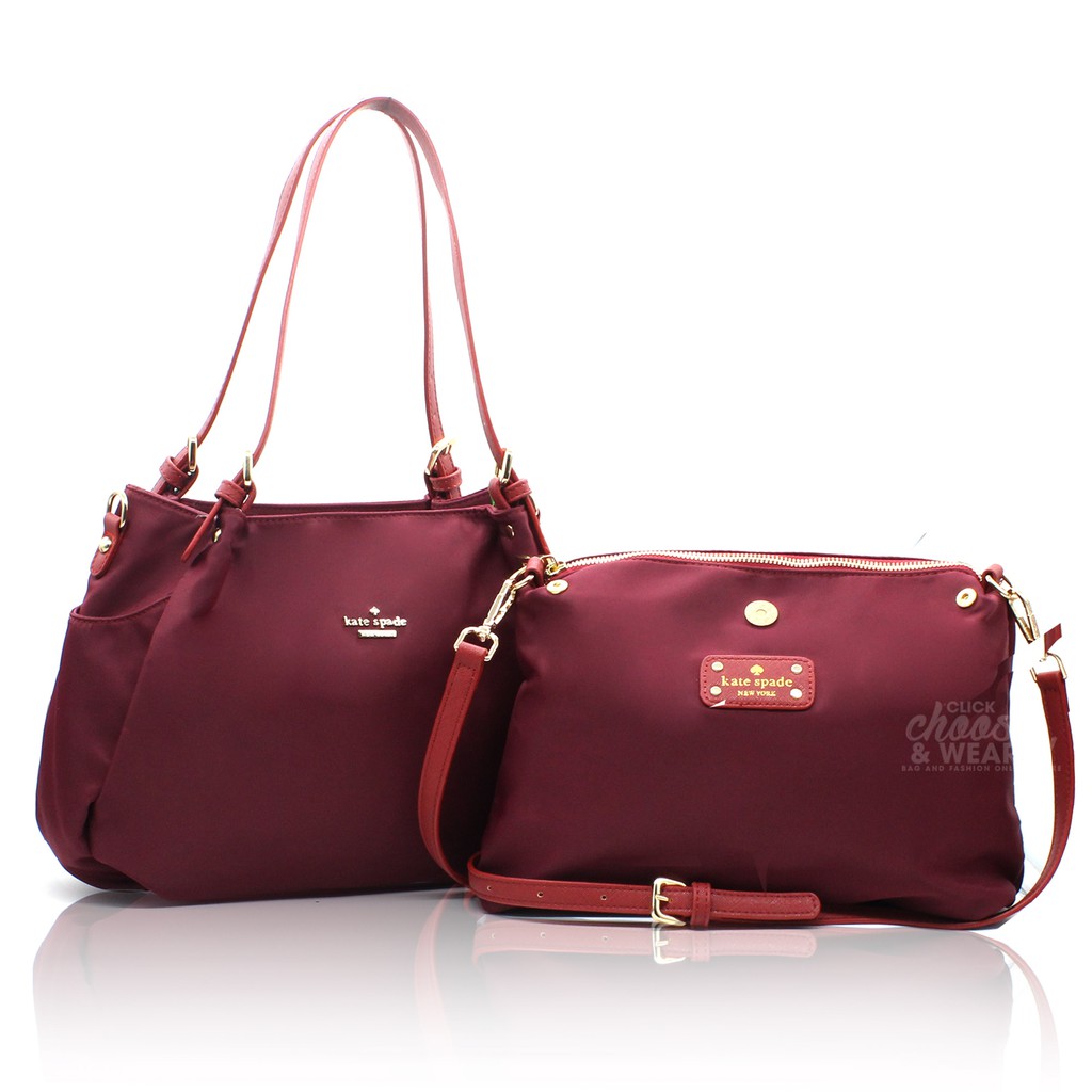 kate spade lyla nylon tote bag