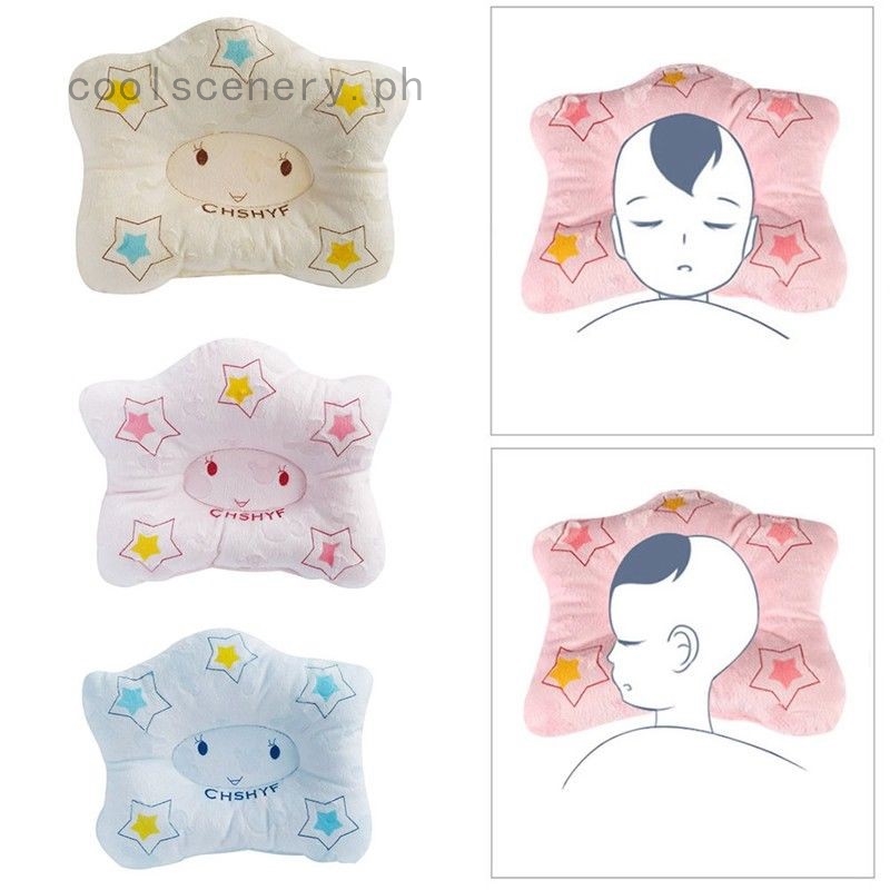 Fashion Toddler Baby Shaping Pillow Prevent Flat Head Infant Star