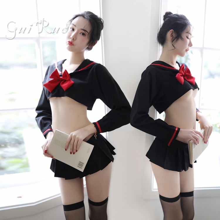 Stockings perspective student sailor suit props