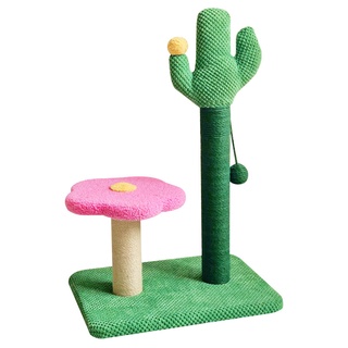 Toys Scratching Pole Small Vertical Cat Climbing Frame Cactus Cat Nest Integrated Cat Scratch Trees