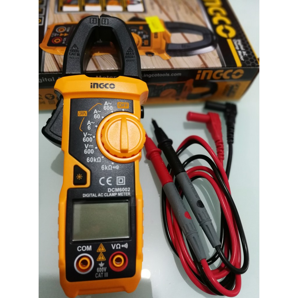 Ingco Digital Clamp Meter Ac 600v Ingco Shopee Philippines