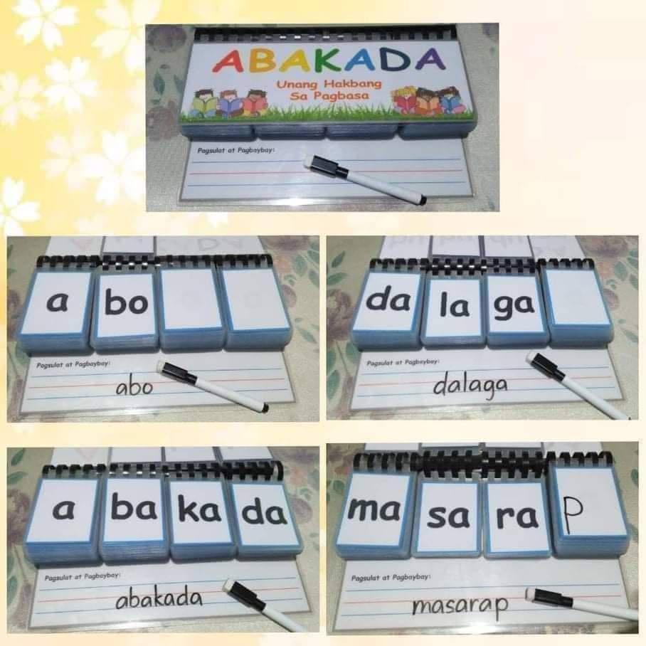 Abakada Laminated Flip Cards With Ring Shopee Philipp vrogue.co