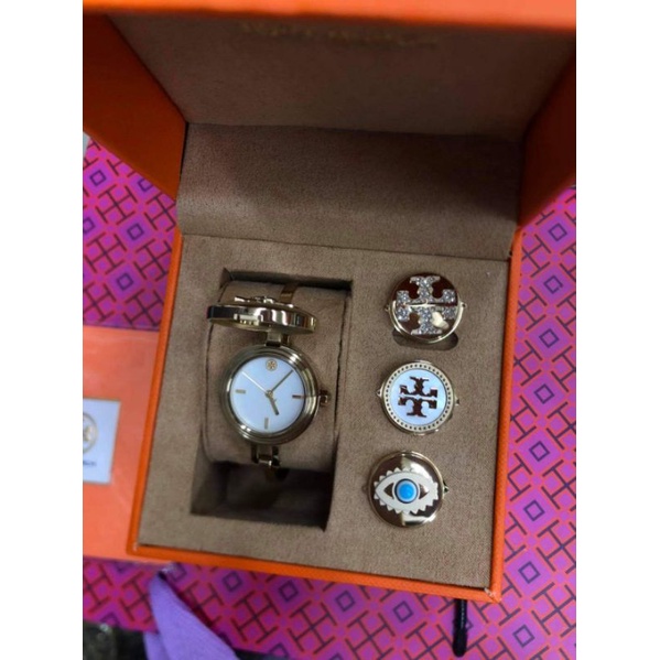 TORY BURCH REVA BANGLE WATCH GIFT SET | Shopee Philippines