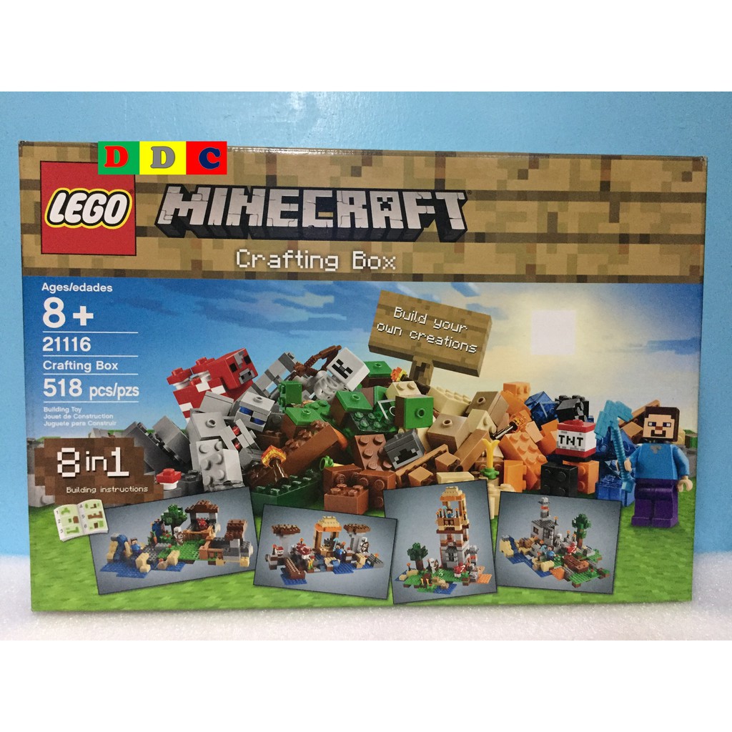 lego minecraft the crafting box