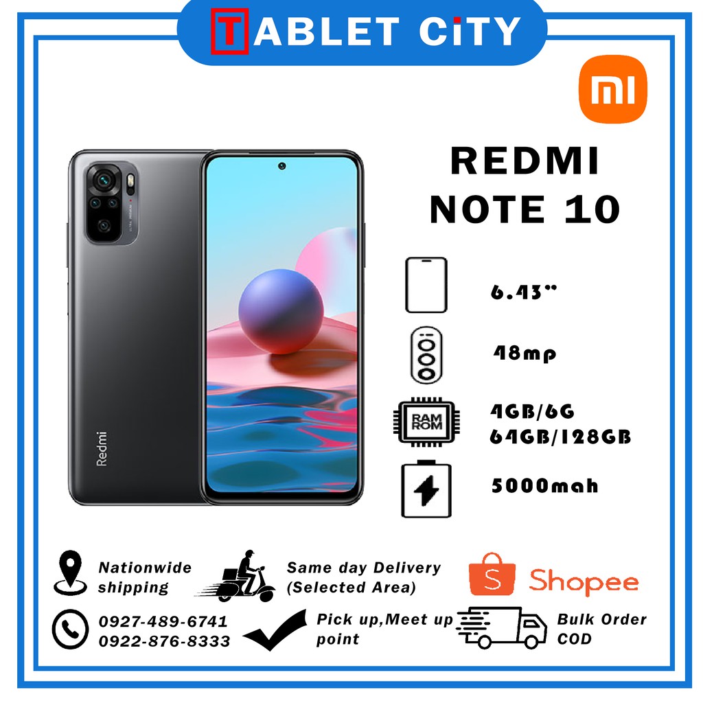 Redmi Note 10 6gb Ram 128gb Rom Shopee Philippines 7149