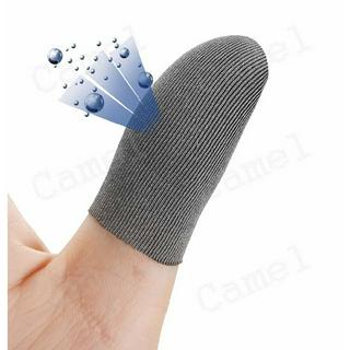 M Purely Hand-Sewn No Protrusion at The Fingertips,Gaming Finger Sleeves 0.01 Ultra-Thin Anti-Sweat Breathable for High-Ranking Players Mobile Game Streamer 6P MOMOFLY Silver Fiber 100% 