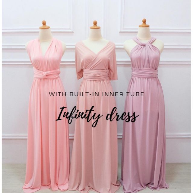 pomelo pink infinity dress