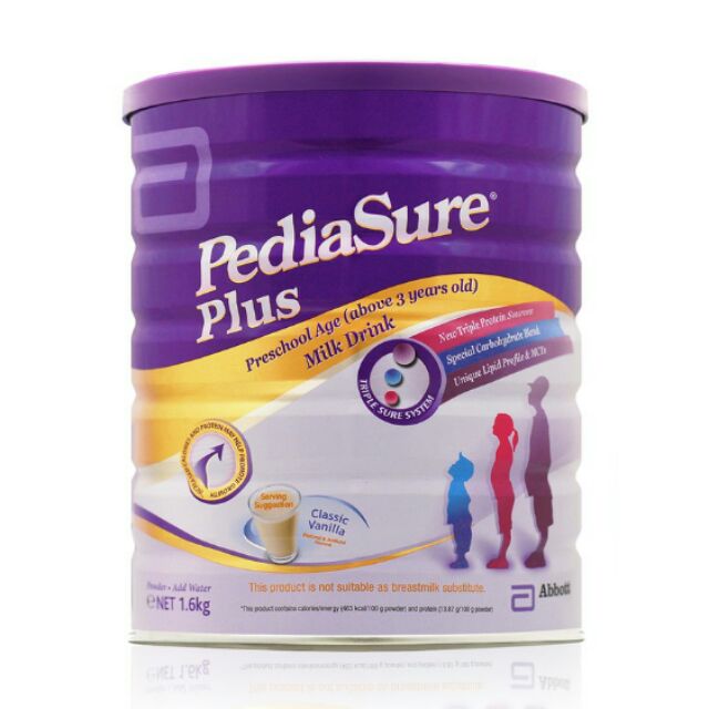 Abbott PediaSure Plus 1.6kg Vanilla Powder Milk Drink | Shopee Philippines