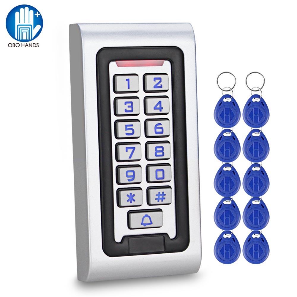 Waterproof Access Controller Rfid Access Control Keypad Full Program Standalone Weigand 26 Card