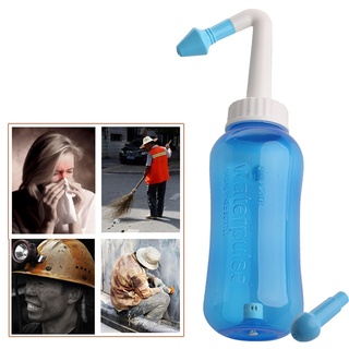 300ml Nose Wash  Sinus & Allergies Relief Nasal Pressure Rinse Neti Pot for Adults Nasal Aspirator