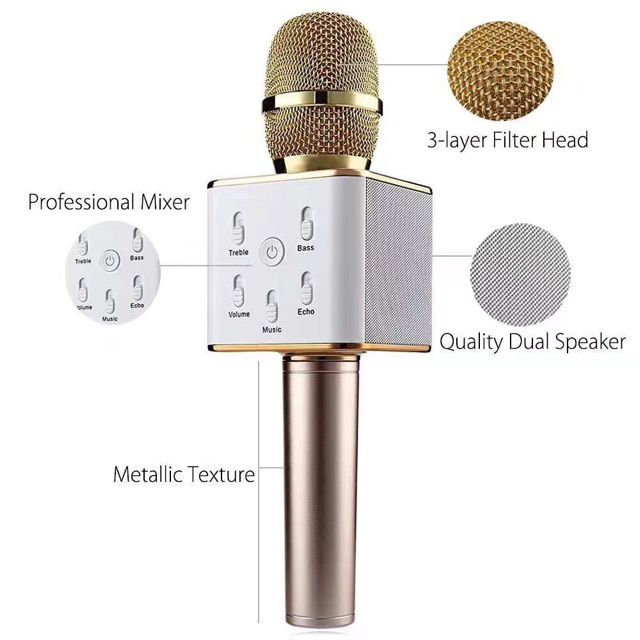 Q7 Wireless Bluetooth Microphone \u0026 HiFi 