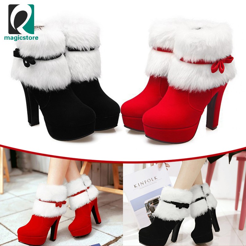 high heels boots platform