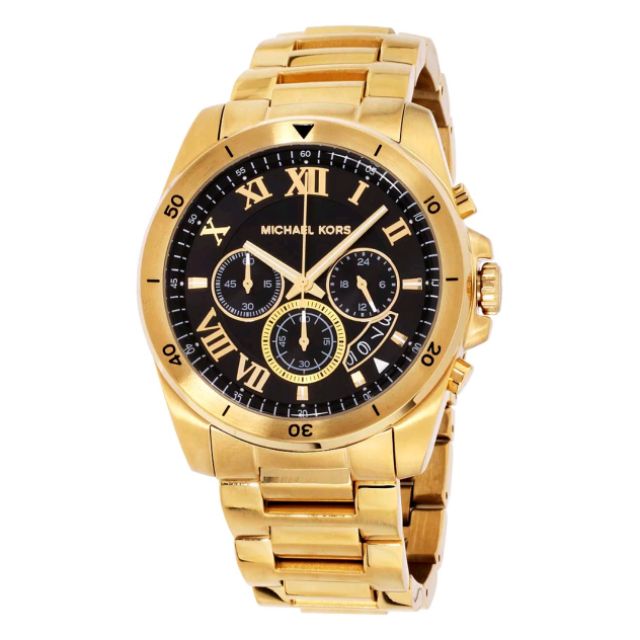 Michael Kors MK 8481 Chronograph Gold Tone Men's Watch | Shopee Philippines