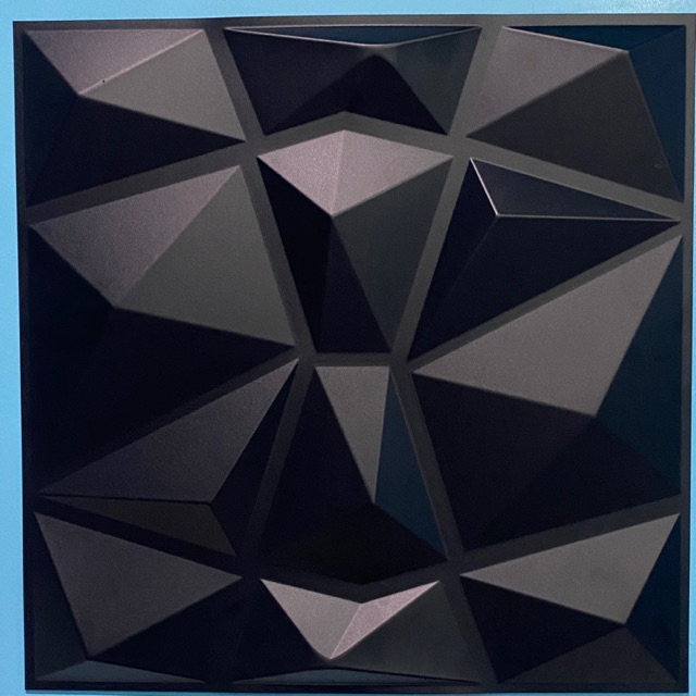 3D WALL ART PRISM MATTE BLACK Shopee Philippines