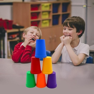 Stacked Cup Battle Stacking Cups Color Cognition Quick Stacks Cups ...