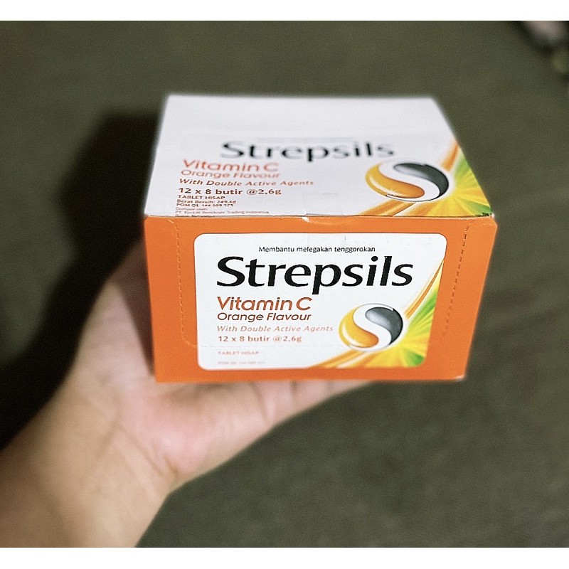 Strepsils Vitamin C Orange Flavor 1 Box (12X8 Grains) Shopee Philippines