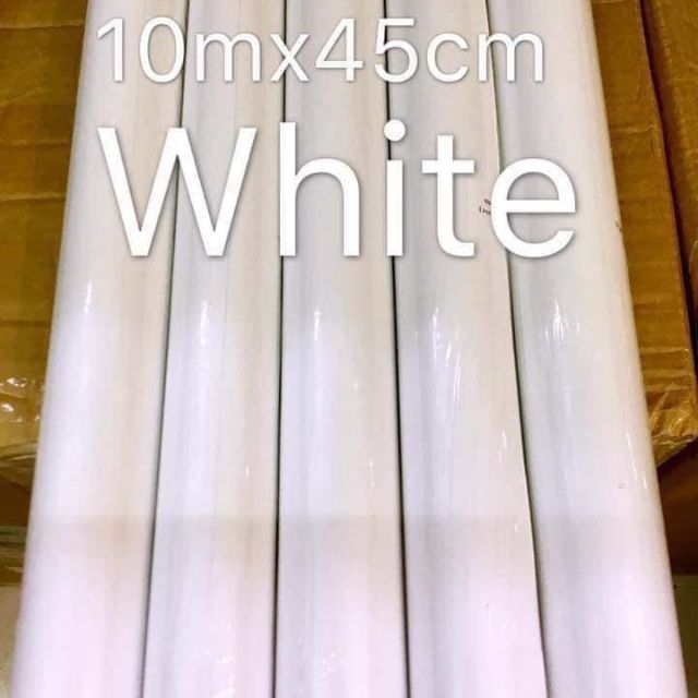 Wallpaper Pvc Type Plain White Shopee Philippines