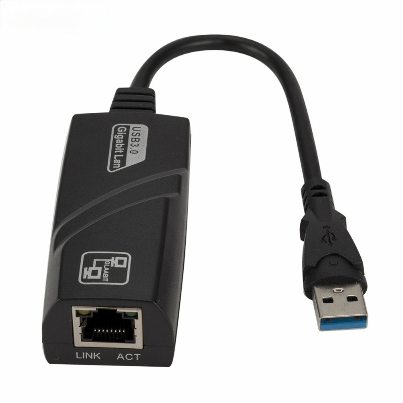 USB 3.0 to Gigabit Ethernet RJ45 LAN (10/100/1000) Mbps network adapter ...