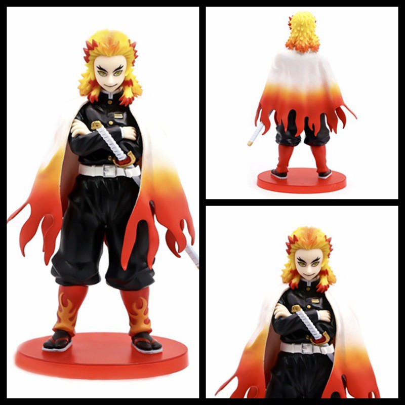 Demon Slayer Figurine Rengoku Kyoujurou Pvc Action Figure Anime Kimetsu No Yaiba Rengoku Kyoujurou Toys Figuras Model Collection Shopee Philippines