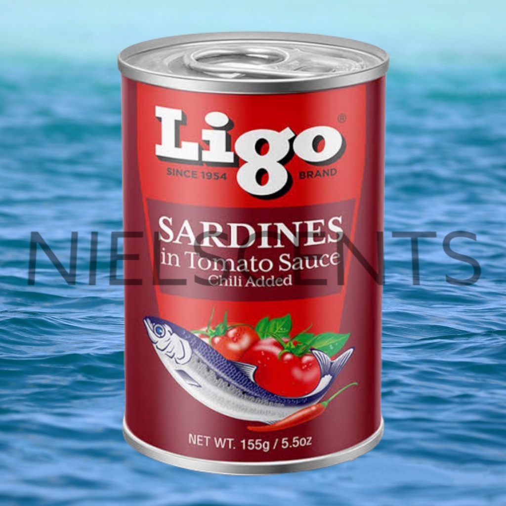 Ligo Sardines In Tomato Sauce Easy Open Chili Added 155G Shopee