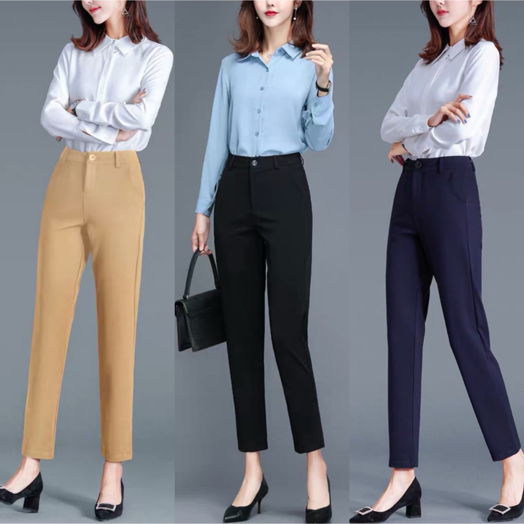 plus size high waisted pants