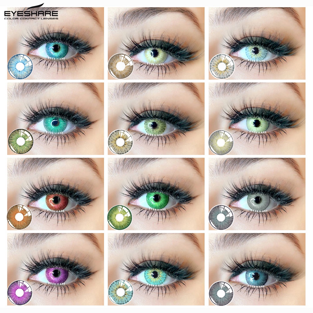 Eyeshare Color Contact Lens Eye Colored Lenses No Degree Cosmetic 1