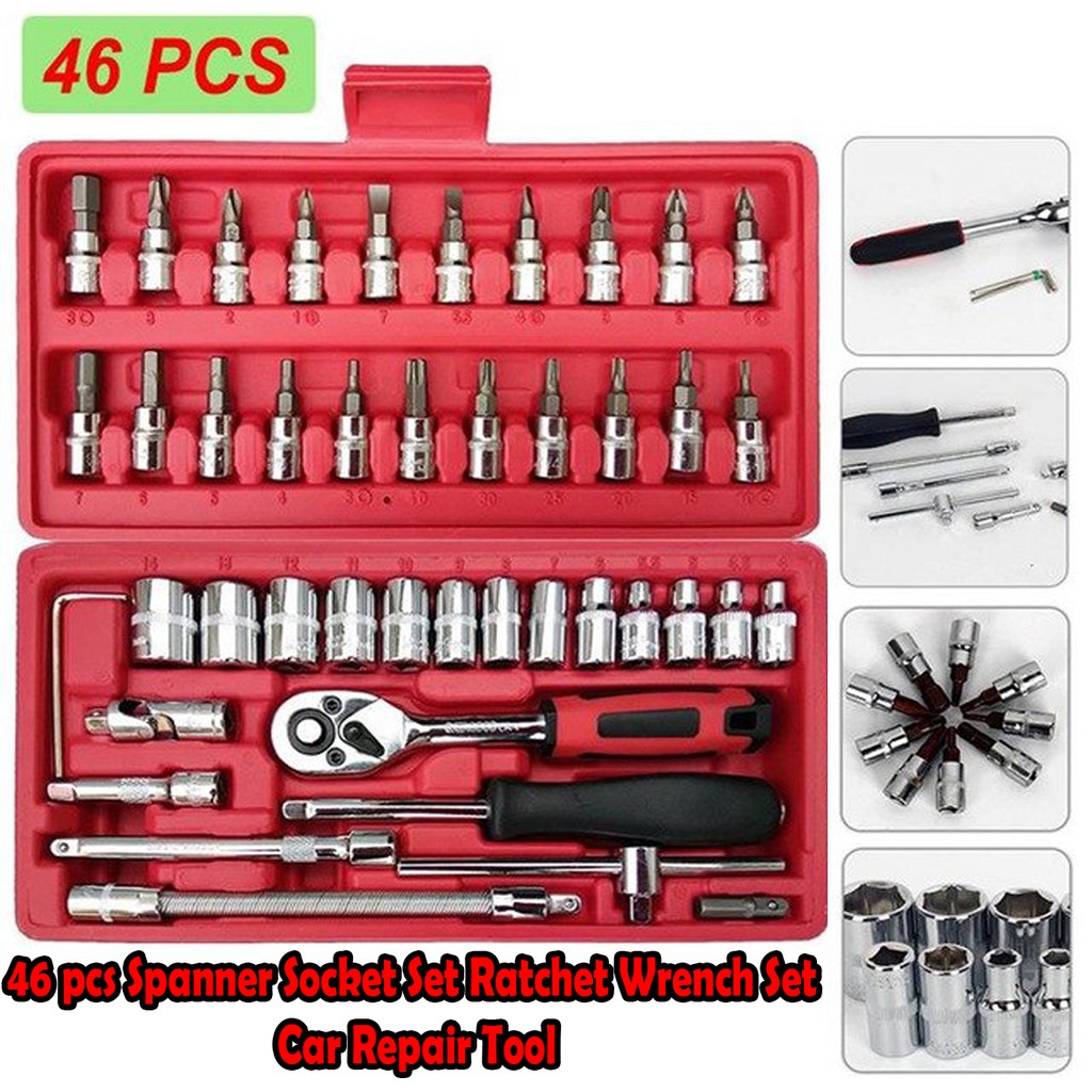 46 pcs car repair tool set wrench set - 5c62Dc517a4afb3e36f61Dca87c7962D