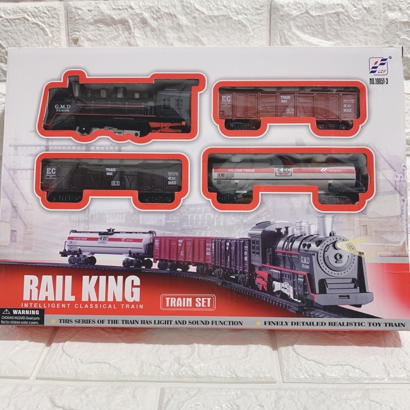 P&T Rail King Simulation Classical Train Set w/ Track Battery Operated