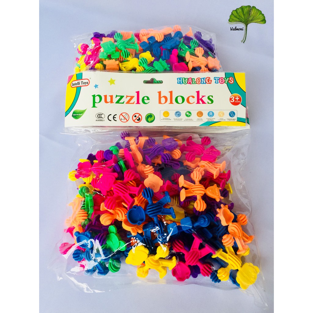 puzzle blocks hualong toys