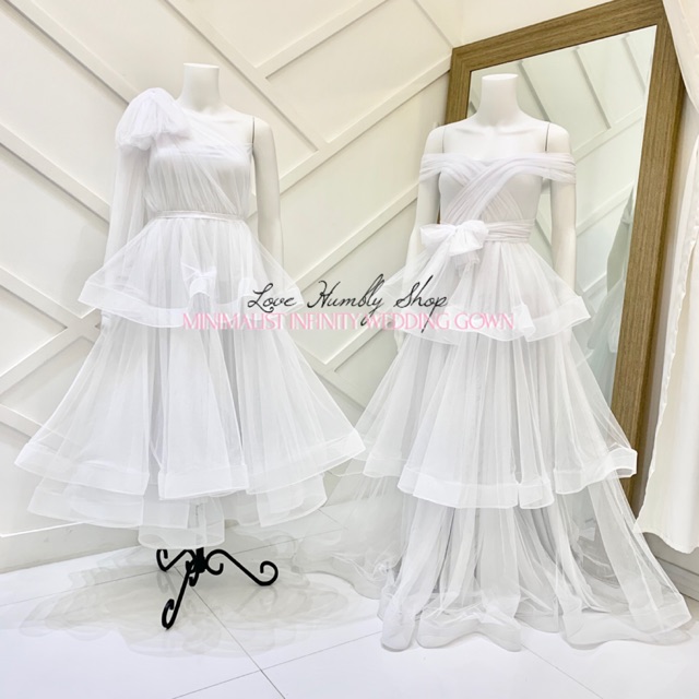 infinity dress wedding gown