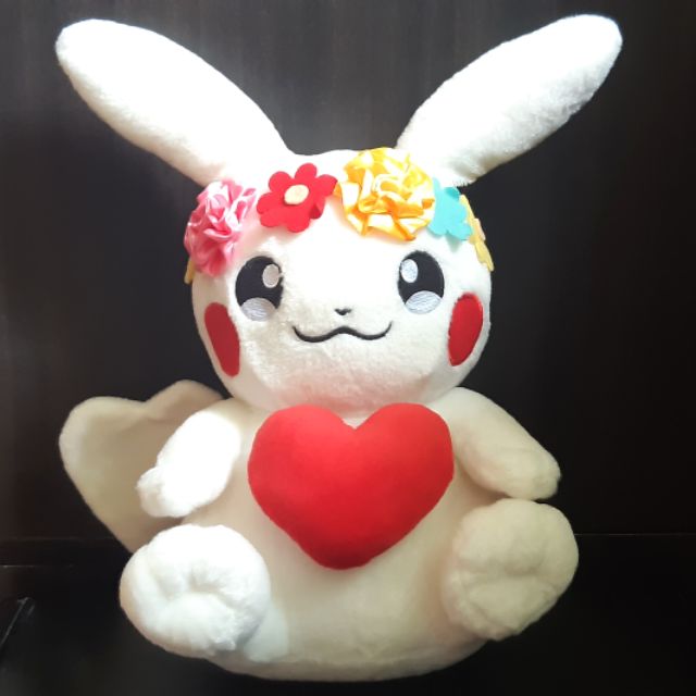 flower crown pikachu plush