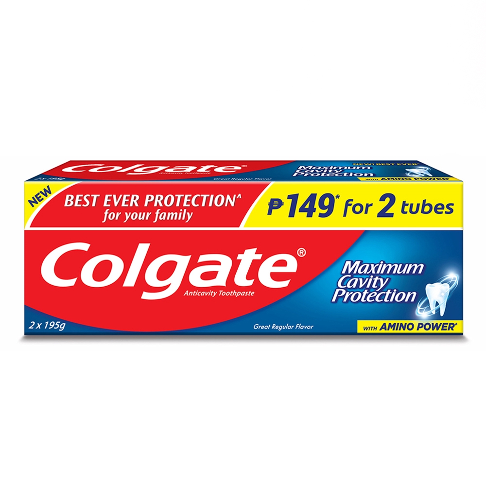 Colgate Maximum Cavity Protection Great Regular Flavor Anti-Cavity ...