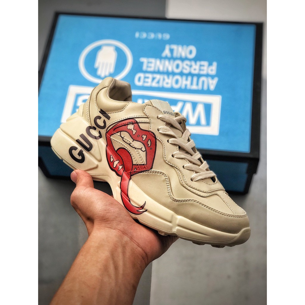 gucci rhyton vintage trainer sneaker