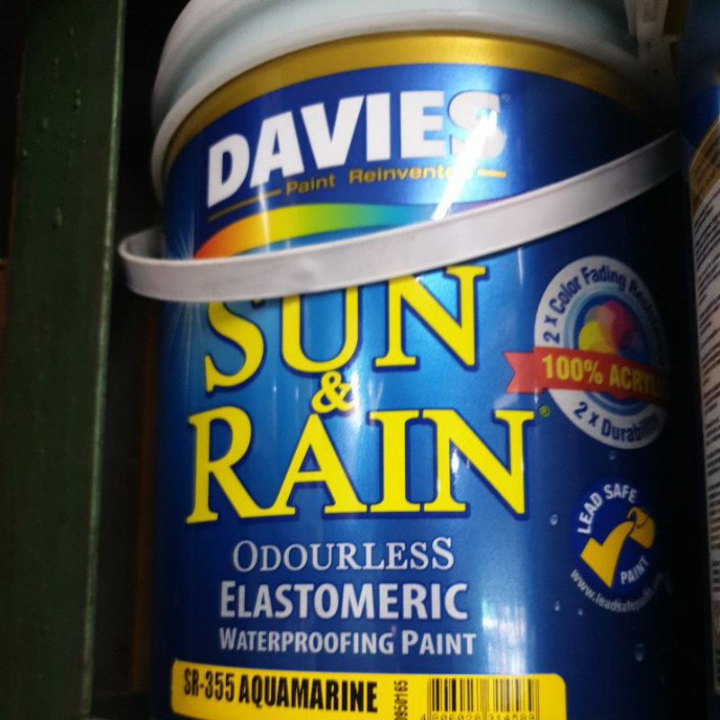 Davies Sun And Rain Paint Elastomeric Waterproofing Boysen Odorless