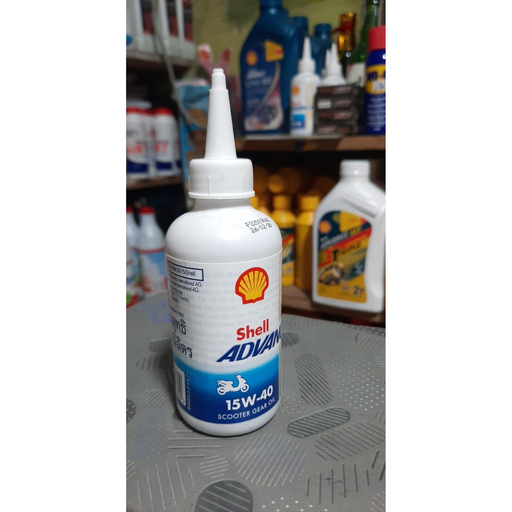 Shell Advance Scooter Gear Oil 15W40 (0.12 litre/120mL) Shopee