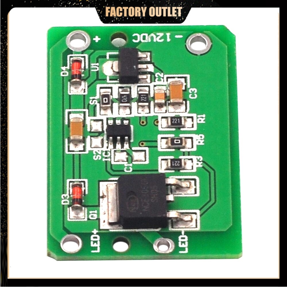 Relay Switch Relay Sensor 3A 12V Capacitive Touch Sensor Push Button Jog Latch With Relay Module