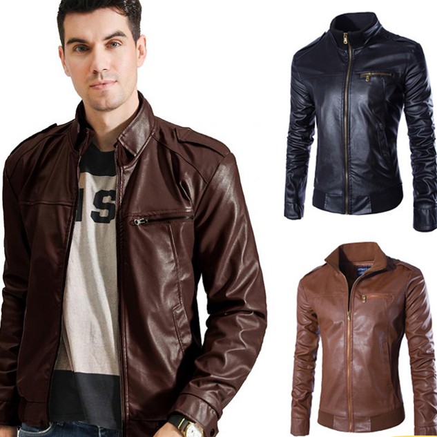 leder jacket for man