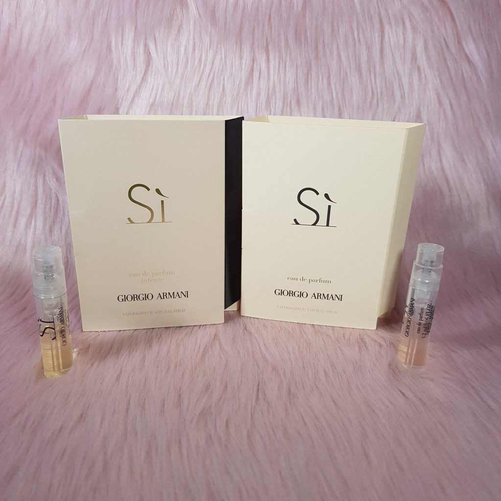 Si by Giorgio Armani Carded Perfume Sample Spray, , Si Fiori | Shopee  Philippines