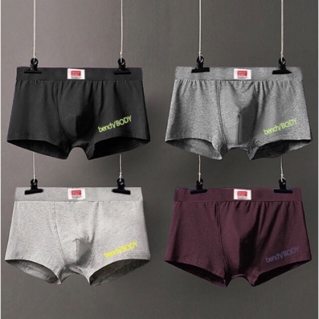 COD Men's Boxer brief 100%cotton 6pcs | Shopee Philippines