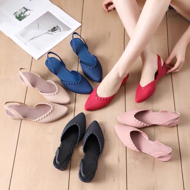 korean jelly shoes