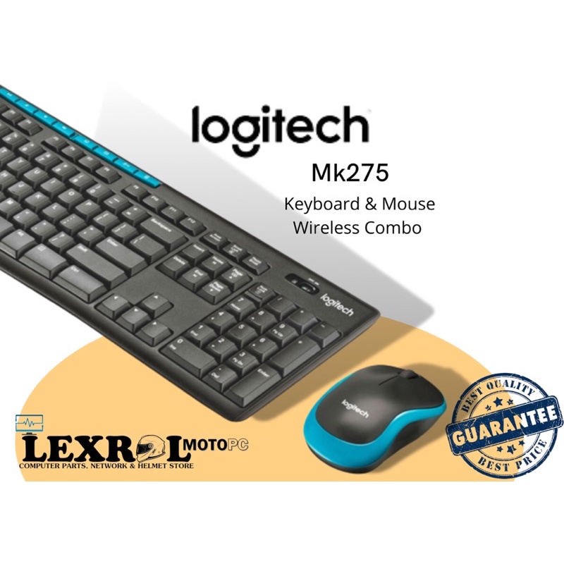 Logitech MK275 Wireless Keyboard and Mouse Combo Shopee Philippines