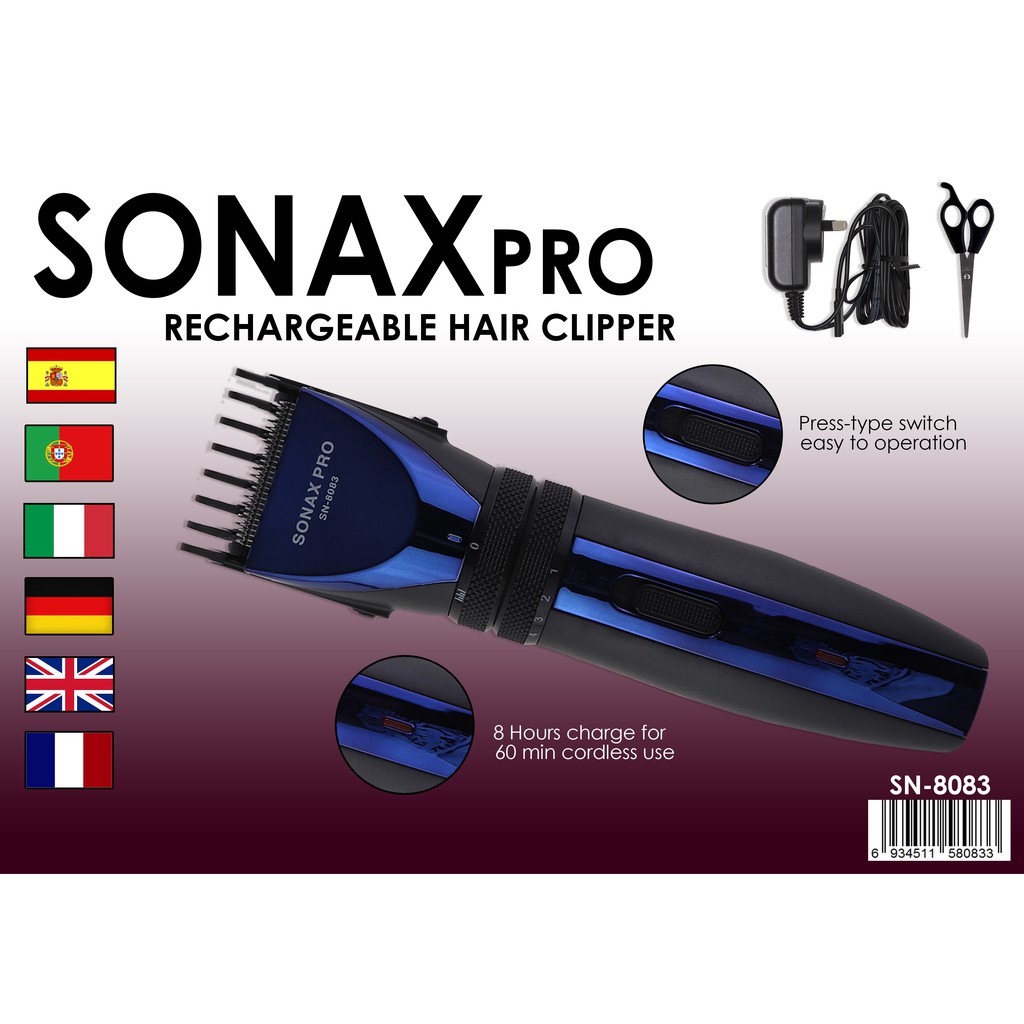 professional rechargeable hair clipper