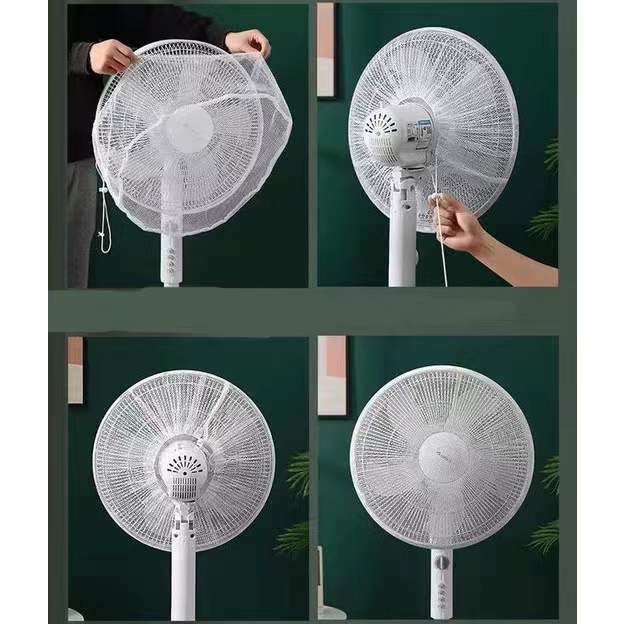 Home Electric Fan Round Dustproof Anti-dust Cover Protection Cap Baby LC 